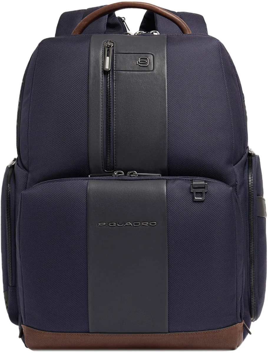 Рюкзак для ноутбука Piquadro Fast-Check Laptop Backpack 15.6" Blue/Brown (CA4439BR2BM/BLUCU)