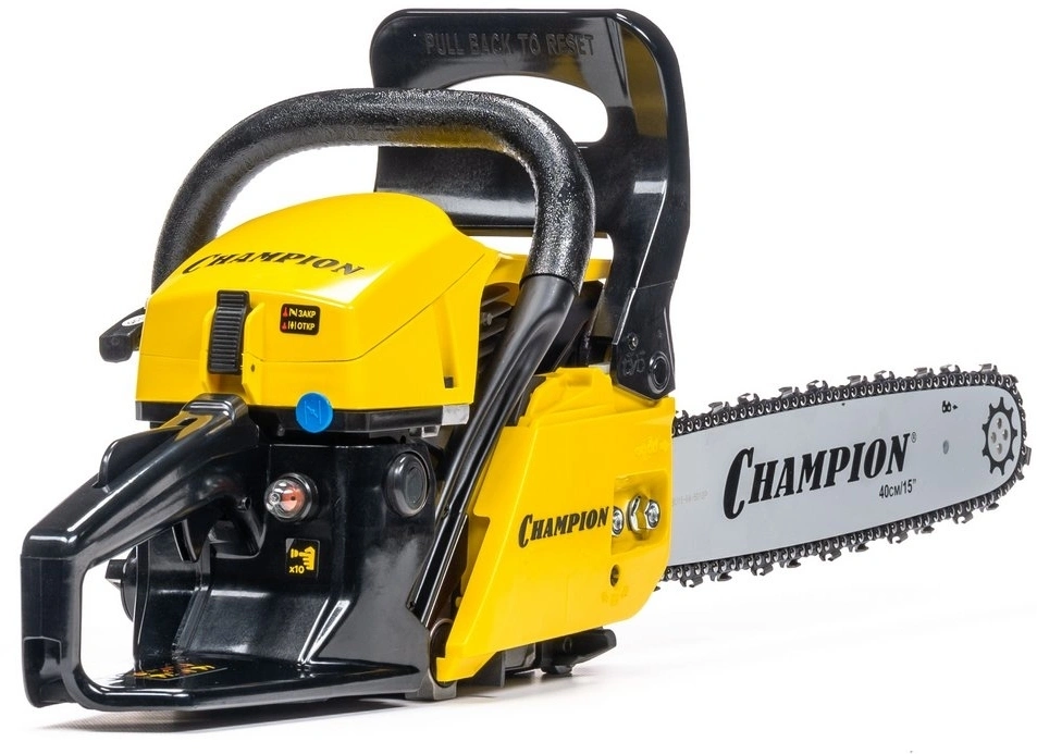 Бензопила Champion CPN246 + доп цепь 1900Вт 2.58л.с. дл.шины:16" (38cm) (CPN246)