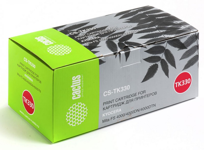 -/ Картридж лазерный Cactus CS-TK330 черный (20000стр.) для Kyocera Mita FS 4000/4000DN/4000DTN