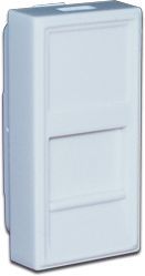 TWT-SIP-22N-WH Вставка 22.5x45мм со шторкой для Кейстоуна (2шт для 45х45)