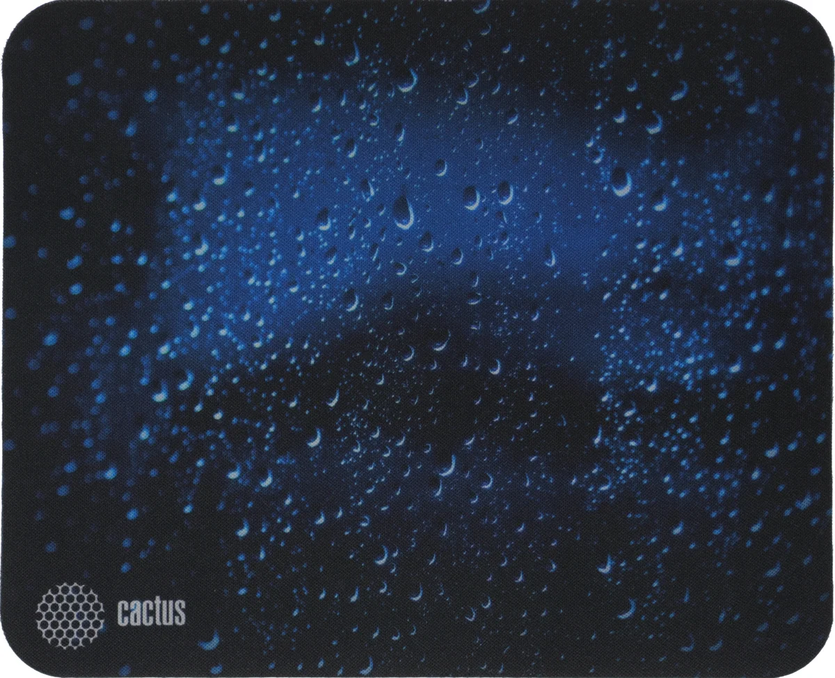 Коврик для мыши Cactus Water Drops рисунок 220x180x2мм (CS-MP-P05XS)