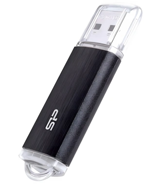 Флеш Диск Silicon Power 64Gb Ultima U02 SP064GBUF2U02V1K USB2.0 черный