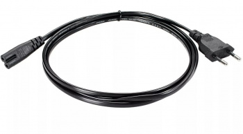 Кабель Premier 5-180 IEC C7 (2-pin) Евровилка 1.5м (5-180(0.5) 1.5) черный (Bulk)