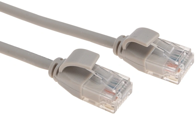 Патч-корд U/UTP Rexant cat.6a (10G), RJ45-RJ45, неэкранированный, 28AWG, LSZH, серый, 3 м