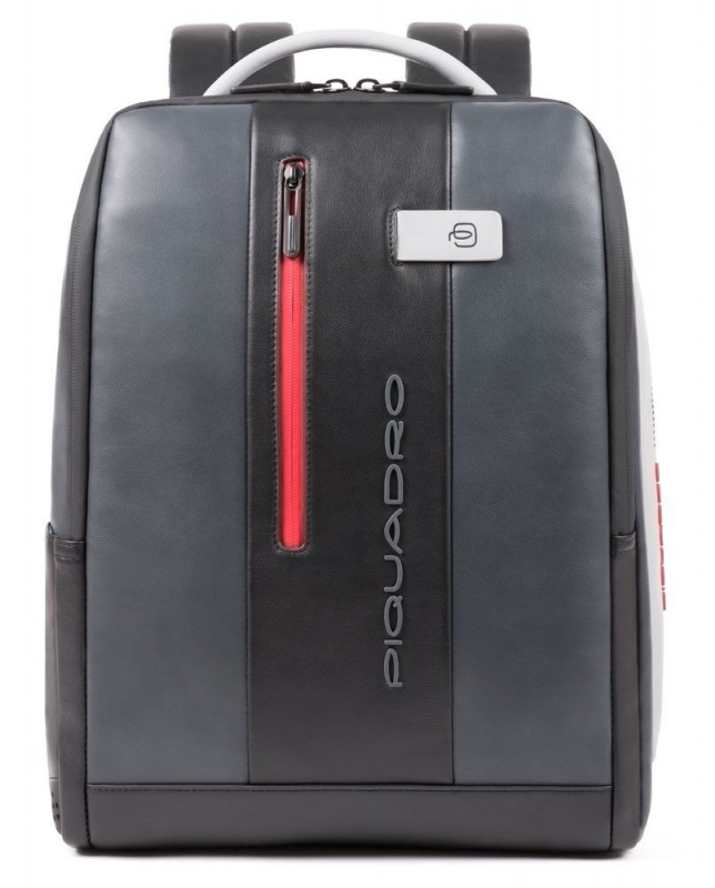 Рюкзак для ноутбука Piquadro Urban CA4818UB00/GRN серый/черный натур.кожа