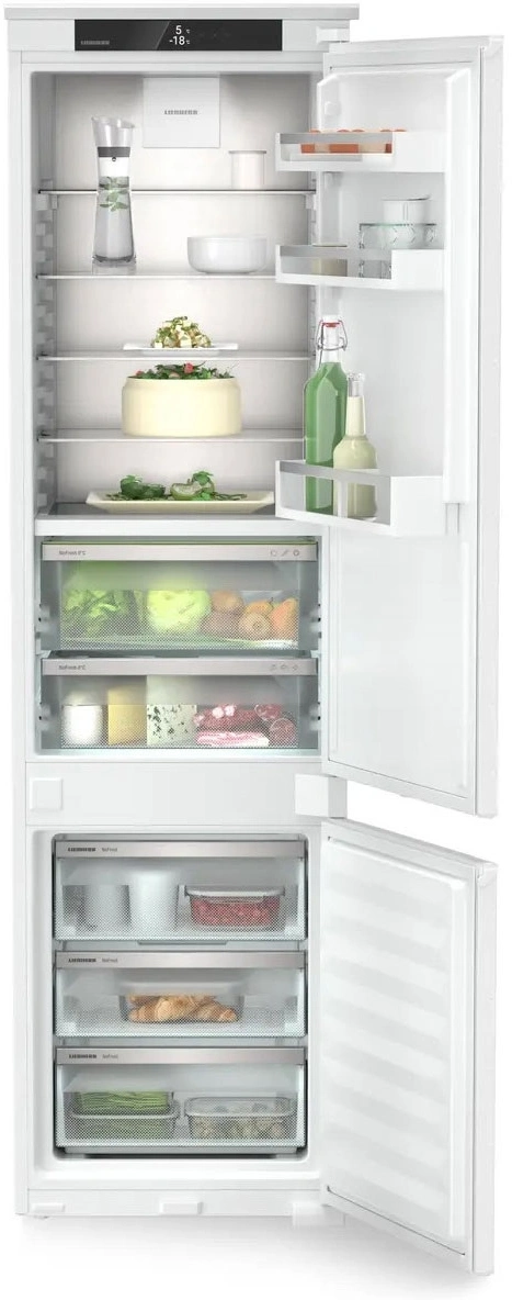 Встраиваемые холодильники Liebherr/ Plus, ниша 194 см, ВхШхГ 1938х541х545 мм, BioFresh, МК NoFrost 3 контейнера, сенсорный дисплей Touch, door sliding
