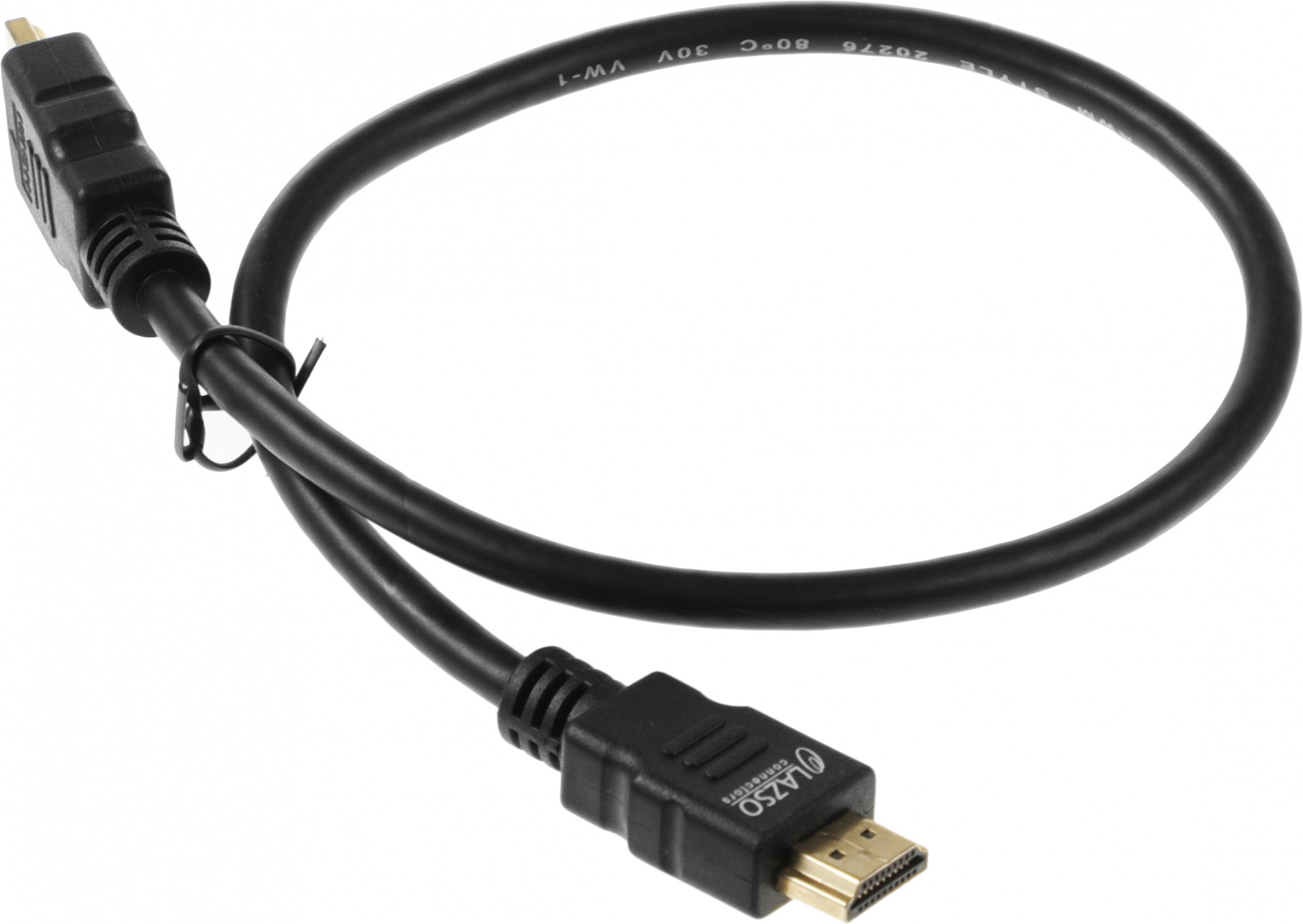 Кабель аудио-видео WH-111 HDMI (m)/HDMI (m) 0.5м. позолоч.конт. черный (10847)