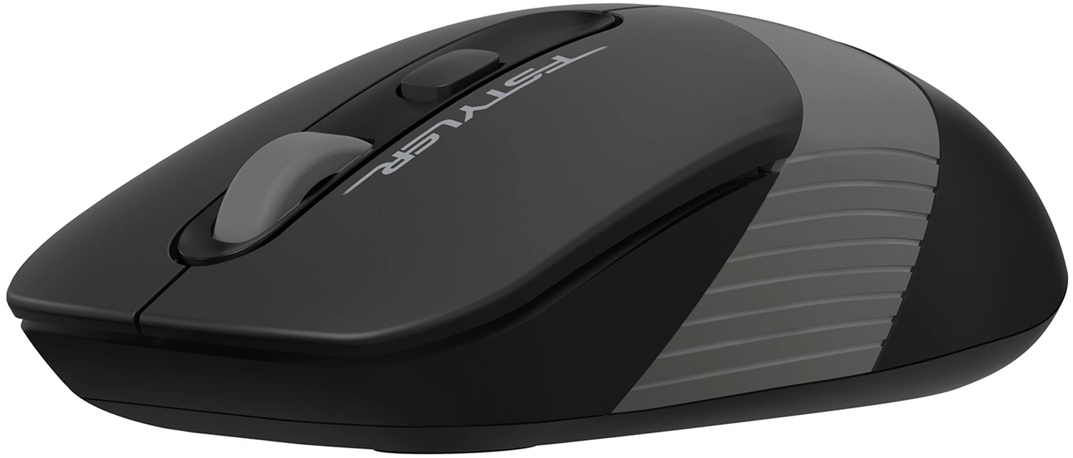 Мышь A4Tech Fstyler FG10 черный/серый оптическая 2000dpi беспров. USB 4but (FG10 GREY)