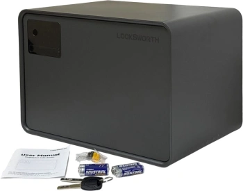 Сейф мебельный LockSworth VS4529-BK взломостойкий встраиваемый 250x360x250мм электронный/ключевой/биометрический