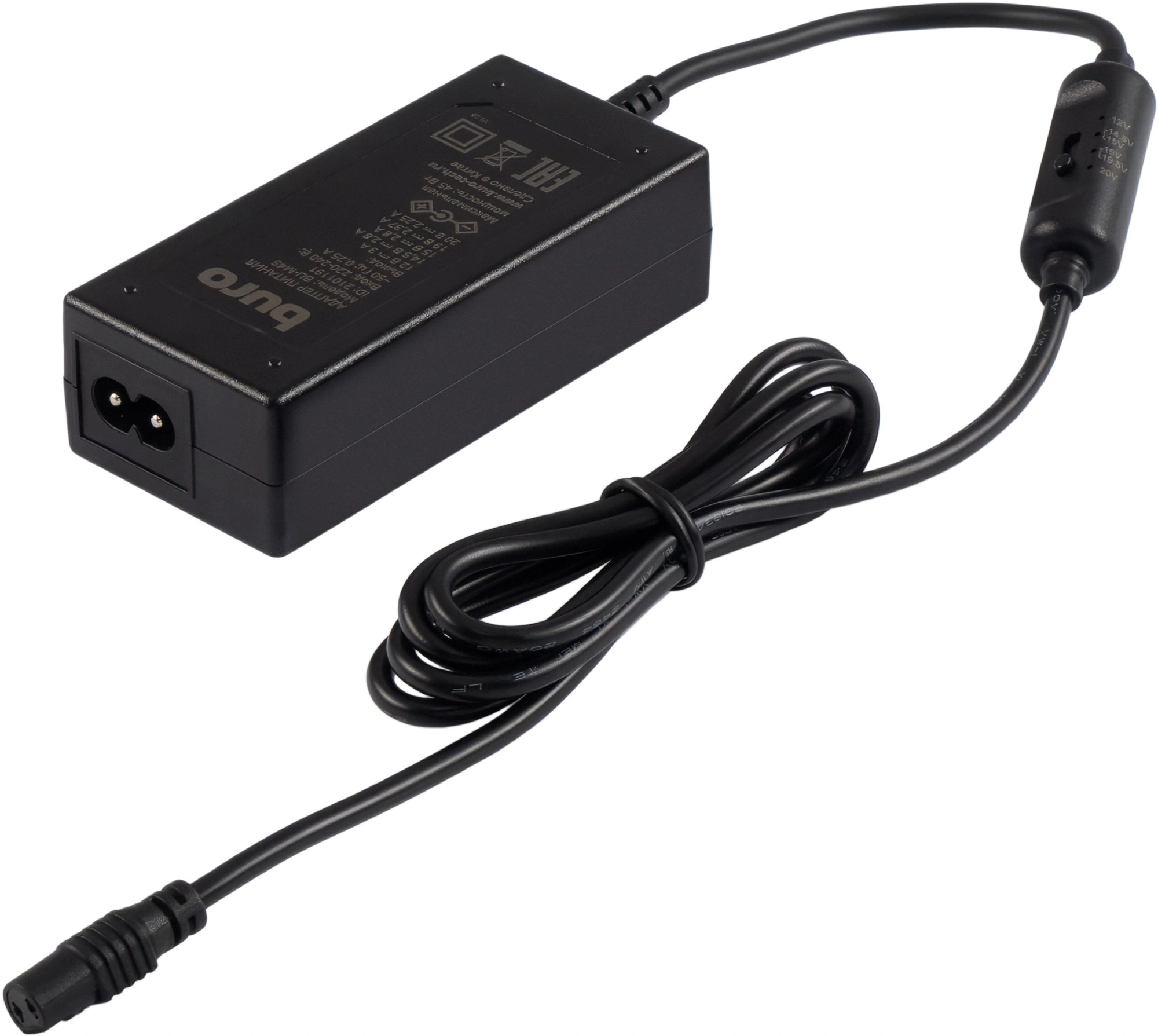 Блок питания Buro BU-M45 ручной 70W 12V-20V 8-коннект. 3A от бытовой электросети