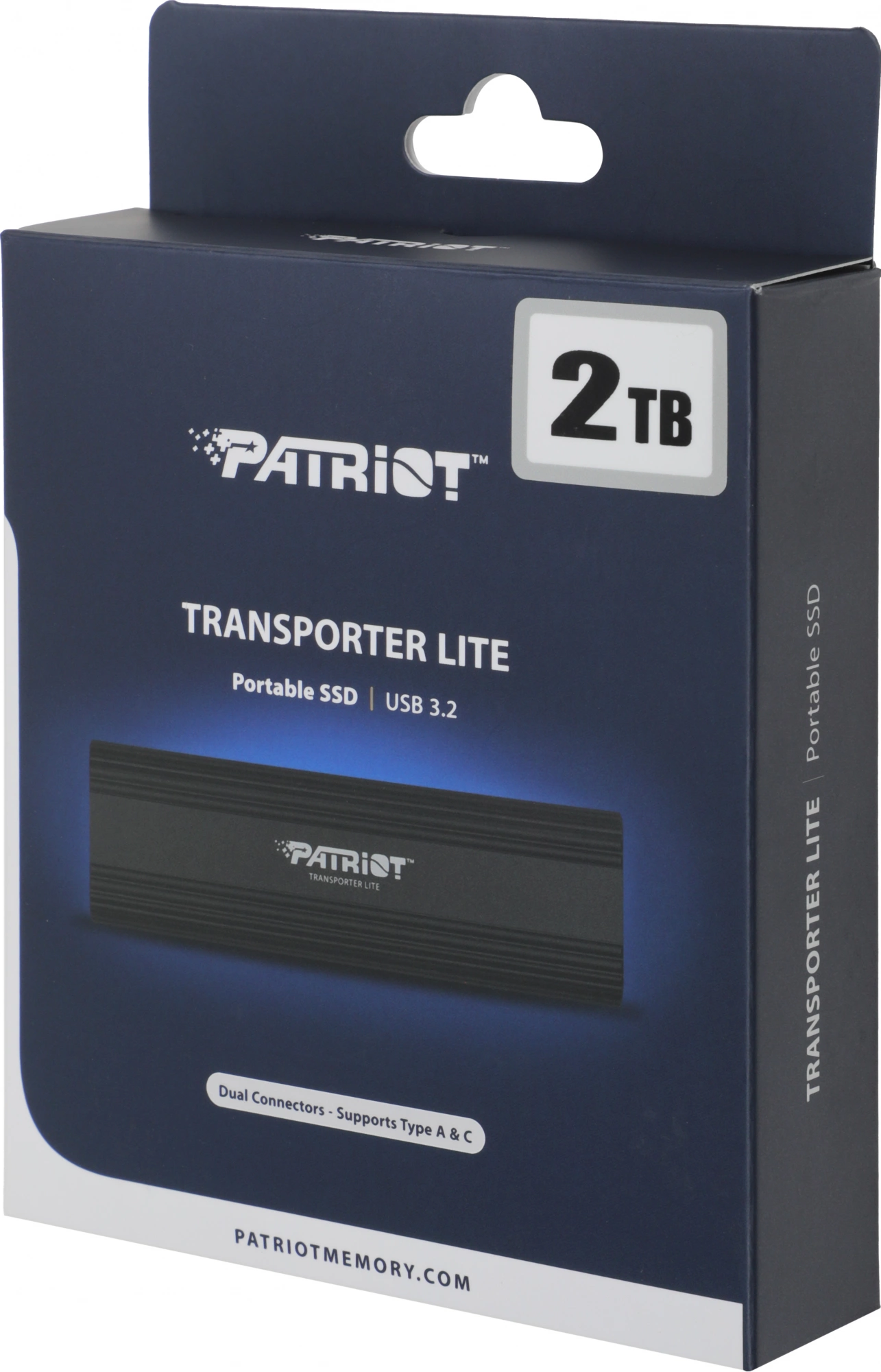 PTPL2TBPECB Накопитель SSD Patriot USB-C 2TB  Lite  Transporter  2.5" черный