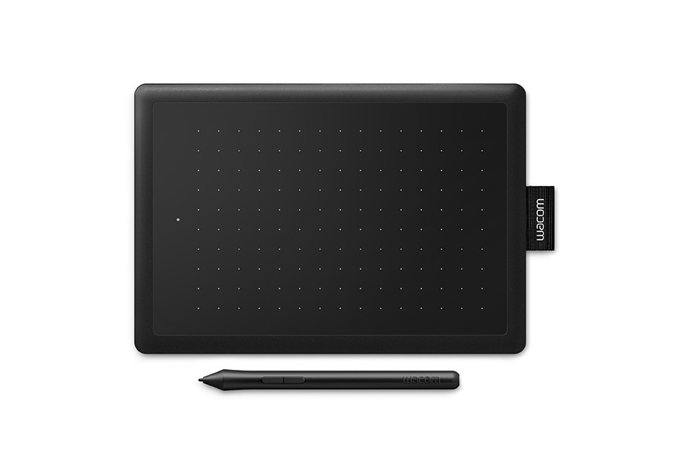 One by Wacom Medium <CTL-672-N> Black&Red (8.5"x5.3", 2540  lpi,  2048  уровней, USB)