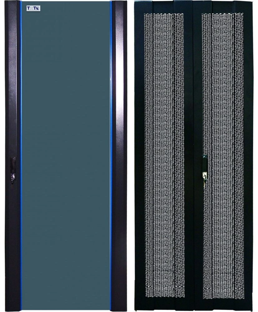 Комплект дверей Lanmaster TWT-CBB-DR42-8X-S-GP шир.800мм черный (упак.:2шт)