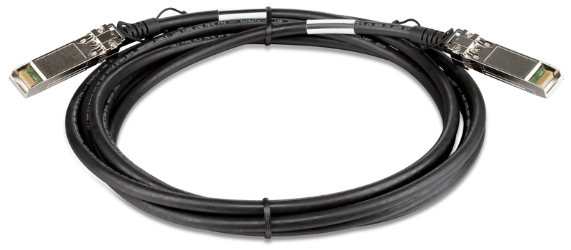 Кабель DAC D-Link DEM-CB300S/D2A, пассивный кабель 10GBase-X SFP+ длиной 3 м для прямого подключения