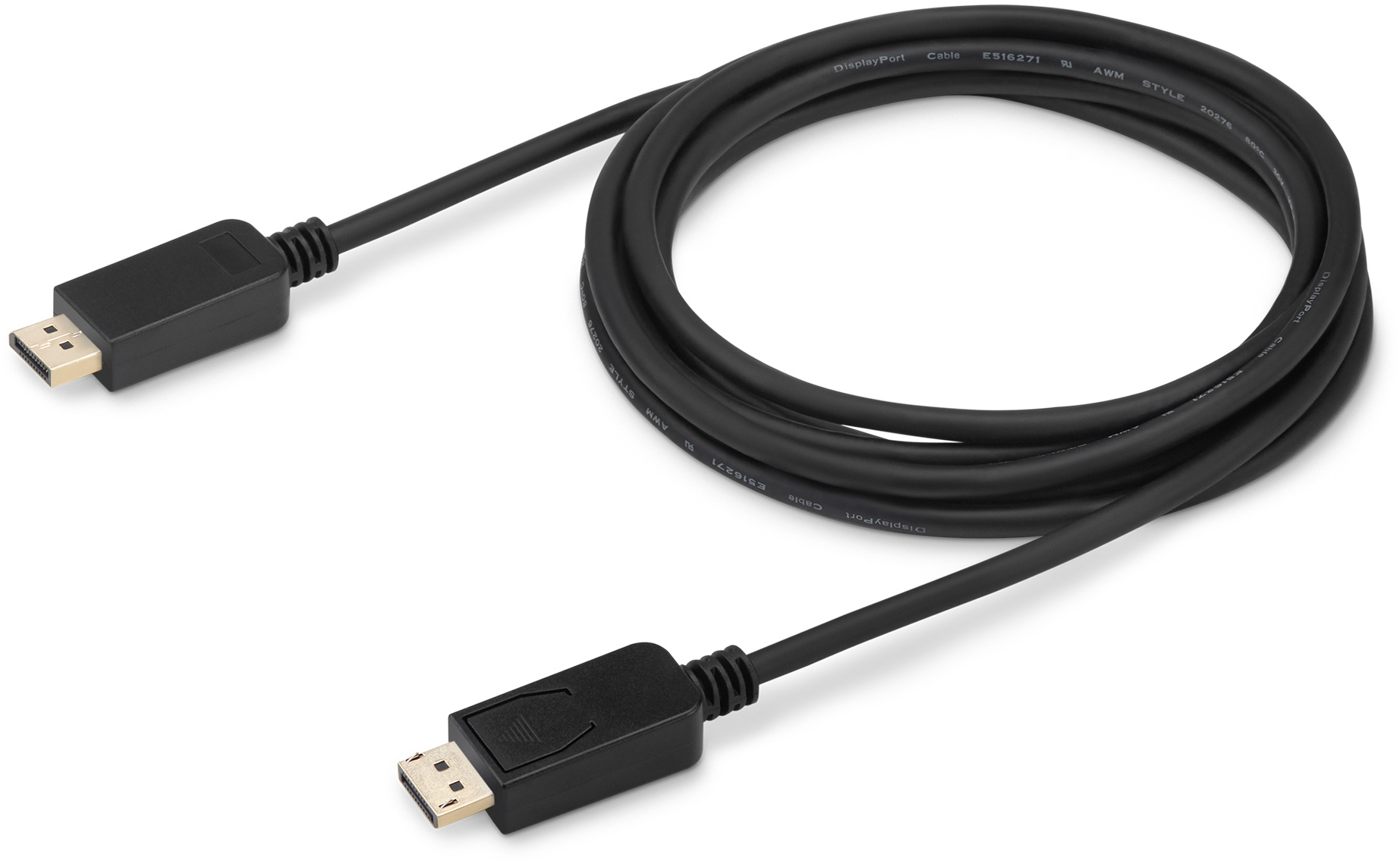 Кабель интерфейсный DisplayPort- DisplayPort Buro BHP DPP_1.2-3 v 1.2, 3м. позолоченные контакты черный
