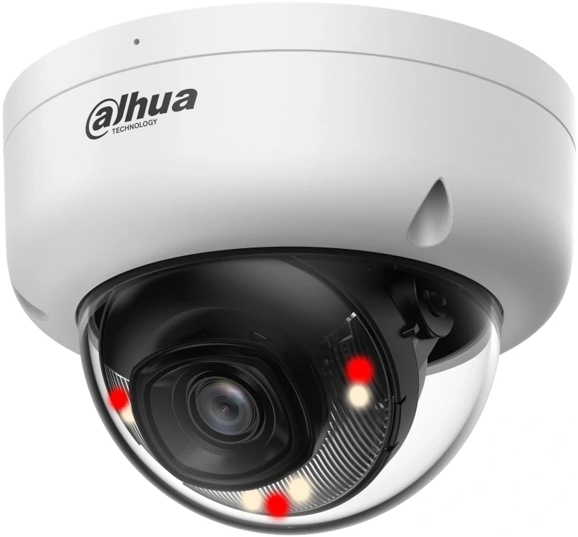 Камера видеонаблюдения IP Dahua DH-IPC-HDBW1439E1P-A-IL-0280B-S6 2.8-2.8мм цв. корп.:белый (DH-IPC-HDBW1439E1P-A-IL-0280B)