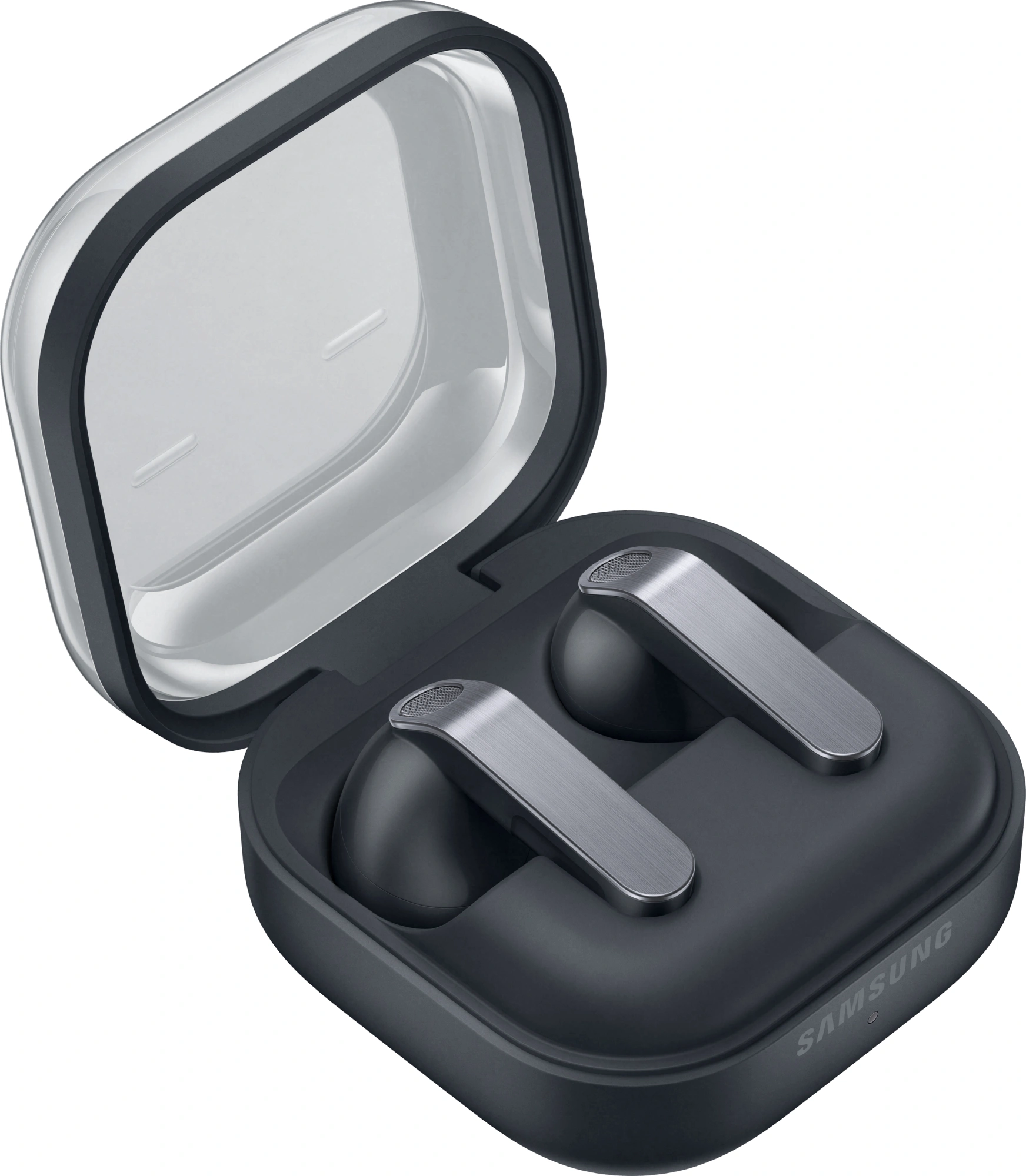 SM-R540NZKACIS Гарнитура внутриканальные Samsung Galaxy Buds 4 черный беспроводные bluetooth в ушной раковине ()