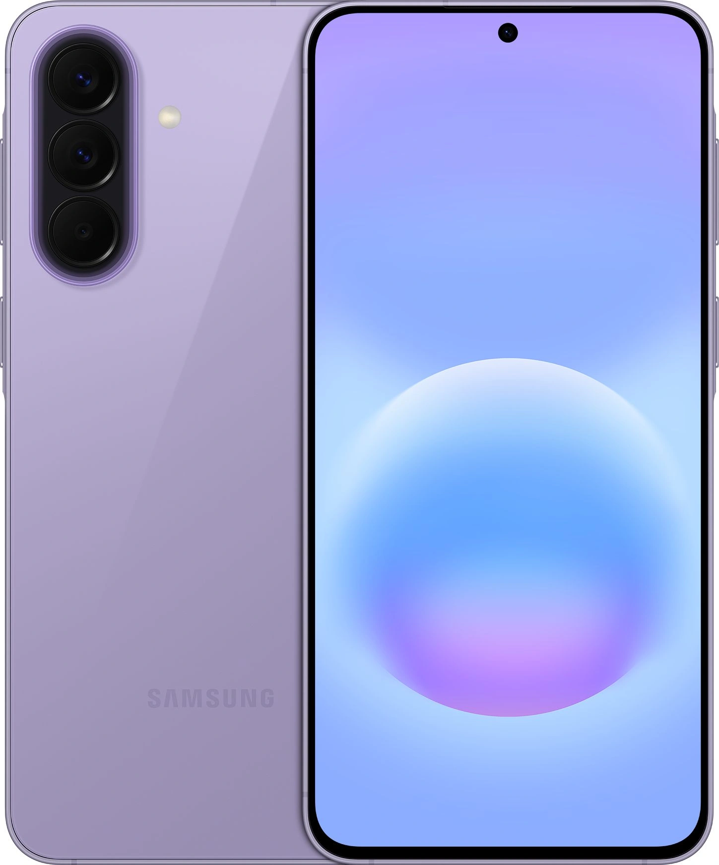 Смартфон Samsung SM-A576B Galaxy A57 5G 512Gb 12Gb сиреневый моноблок 3G 4G 2Sim 6.7" 1080x2340 Android 16 50Mpix 802.11 a/b/g/n/ac/ax NFC GPS GSM900/1800 GSM1900 Protect