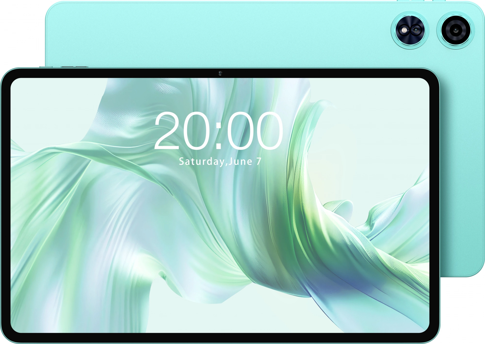Планшет Teclast Odea A12 T606 (2.2) 8C RAM4Gb ROM128Gb 12" IPS 2000x1200 Android 14 бирюзовый 13Mpix 8Mpix BT WiFi microSD 1Tb 8000mAh 20hr