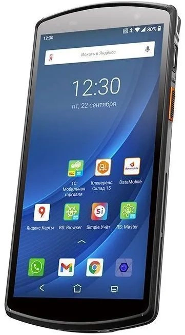 Терминал сбора данных UROVO DT50S A13 / 2.45 GHz / 8xCore, Kryo 260 CPU / Qualcomm SM 6115 / RAM 4 GB / ROM 64 GB / UROVO 2D (SE2030S) / 2D Imager / 5.7" / 720 x 1440 / 2G / 4G (LTE) / Bluetooth / GPS / GSM / Wi-Fi
