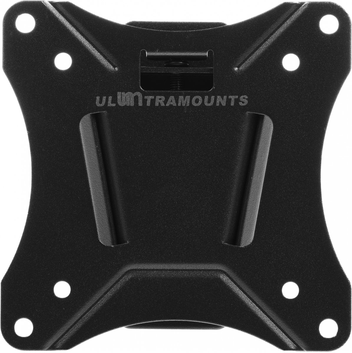 Крепление Ultramounts UM830T {Для использования с телевизорами диагональю 13"-27", весом до 25кг. Возможен наклон до 12 градусов и подъем до 3 градусов .Расстояние телевизора от стены 34мм. VESA 75X75