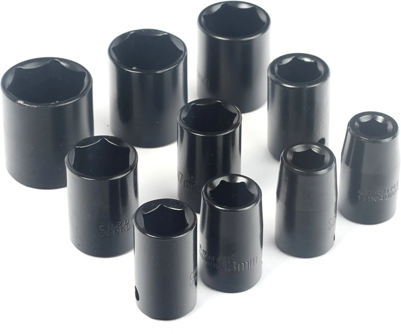 Набор ударных головок PATRIOT NUG 100, посадка 1/2"; размеры 10,11,13,14,15,17,19,22,24,27 мм