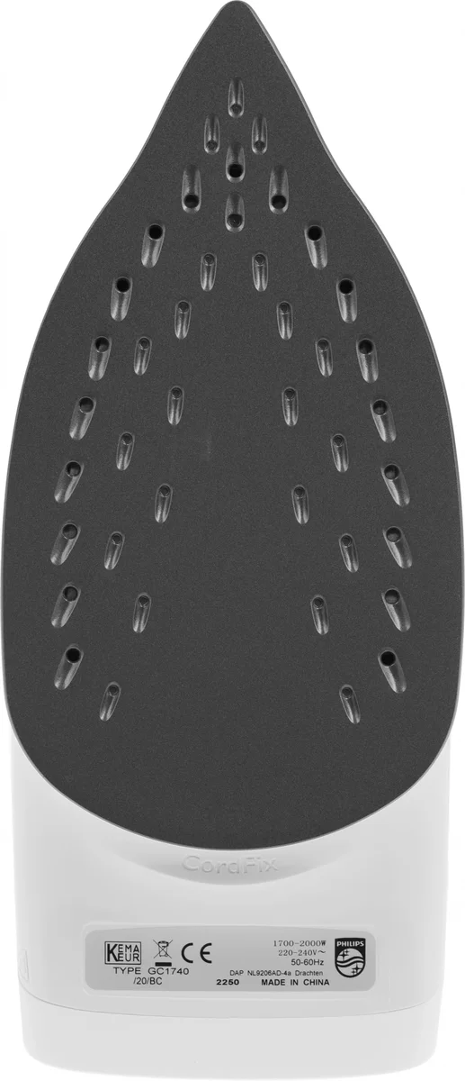 Утюг Philips GC1740/20 2000Вт голубой/белый