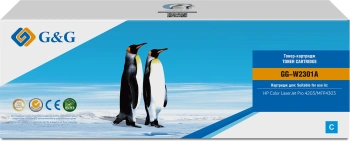 Картридж лазерный G&G GG-W2301A голубой (1800стр.) для HP Color LaserJet Pro 4203/MFP 4303