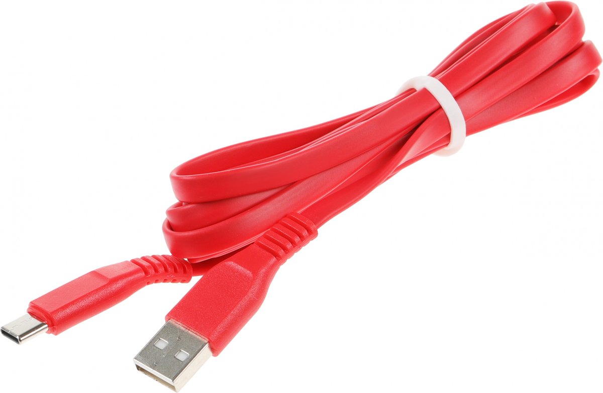 Кабель Premier 5-933RL45 2.0R USB (m)-USB Type-C (m) 2м красный пакет