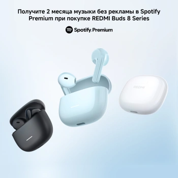 Гарнитура вкладыши Xiaomi Redmi Buds 8 Active синий беспроводные bluetooth в ушной раковине (BHR08JPGL)