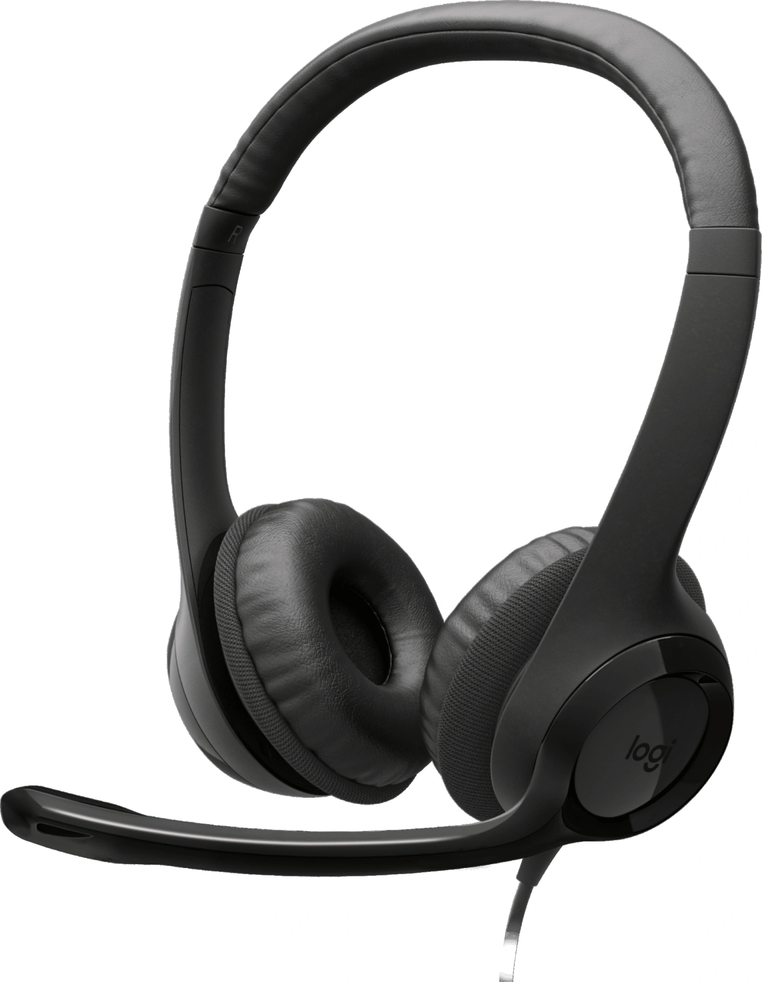 981-000485 Наушники с микрофоном Logitech H390 черный 1.9м накладные  USB оголовье ()