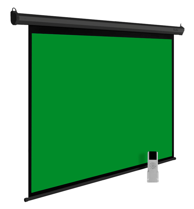 Экран Cactus 111" 200x200см GreenMotoExpert CS-PSGME-200X200 1:1 настенно-потолочный рулонный