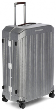 Чемодан Piquadro PQ LM (BV4428PQLM/NCU) 51x75x28см 89л. 5.59кг. поликарбонат/натур.кожа темно-серый