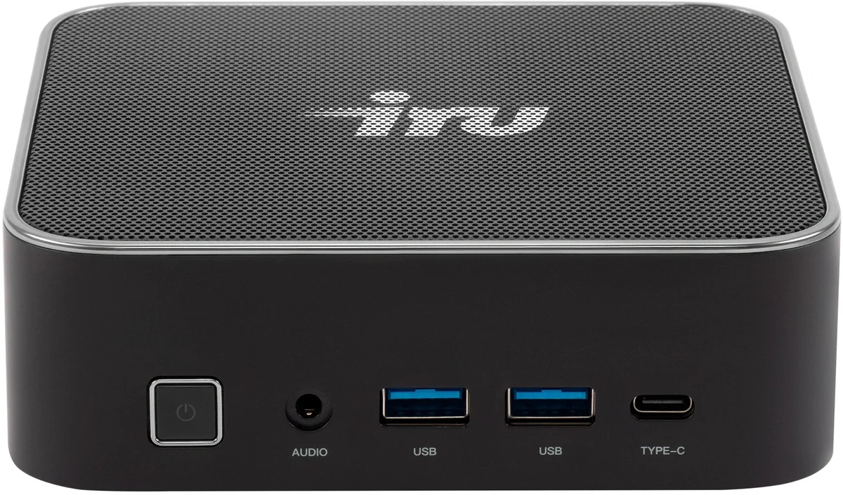 Неттоп IRU Tactio 525 Ryzen 3 3300U (2.1) 8Gb SSD256Gb RX Vega 6 Windows 11 Pro 64 GbitEth WiFi BT 120W черный (RUS) (2173135)