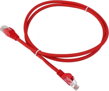 LAN-PC45/U6-10-RD Шнур коммутационный Lanmaster кат. 6 неэкр. UTP RJ45/RJ45 d 051 10м LSZH AWG24 красный