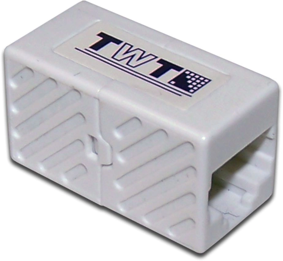 Соединитель TWT TWT-CP45UTP6 для 2-х портов RJ-45, неэкранированный, категории 6
