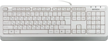Клавиатура A4Tech FK10 белый/серый USB (FK10 WHITE) кабель 1.5м