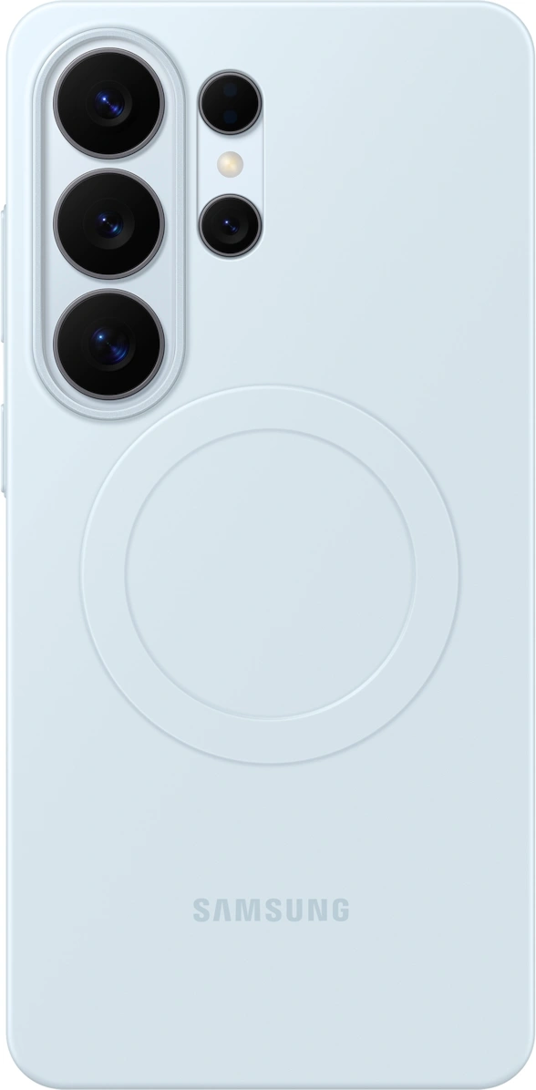 Чехол (клип-кейс) Samsung для Samsung Galaxy S26 Ultra Silicone Magnet Case with MagSafe голубой (EF-SS948CLEGRU)