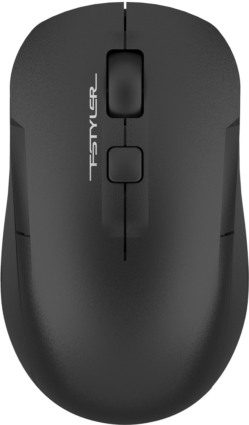 Мышь A4Tech Fstyler FG16CS Air черный оптическая 2000dpi silent беспров. USB для ноутбука 4but (FG16CS AIR BLACK)