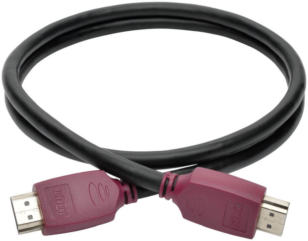 Кабель аудио-видео Tripplite HDMI (m)/HDMI (m) 1.8м. Позолоченные контакты черный (P569-006-CERT)