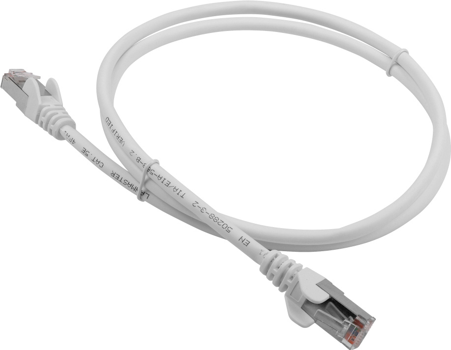 Патч-корд Lanmaster LAN-PC45/S5E-3.0-WH FTP RJ-45 вил.-вилка RJ-45 кат.5E 3м белый LSZH