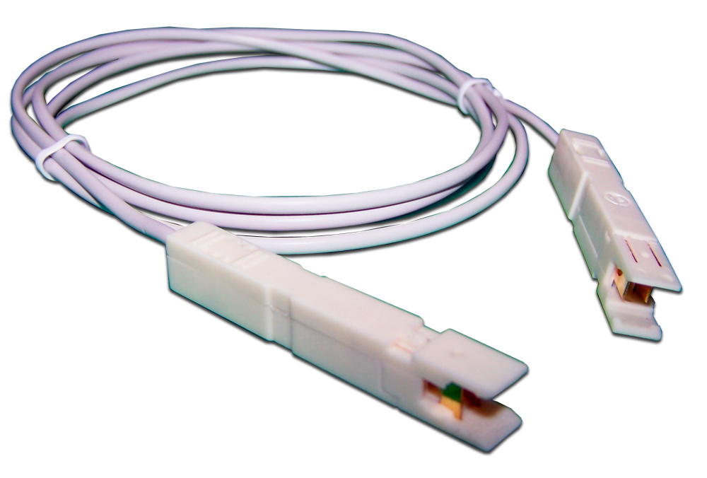 LAN-P1-P1-2m Шнур коммутационный телефонный Lanmaster 110/110 кат. 3 пар: 1 PVC 2м серый