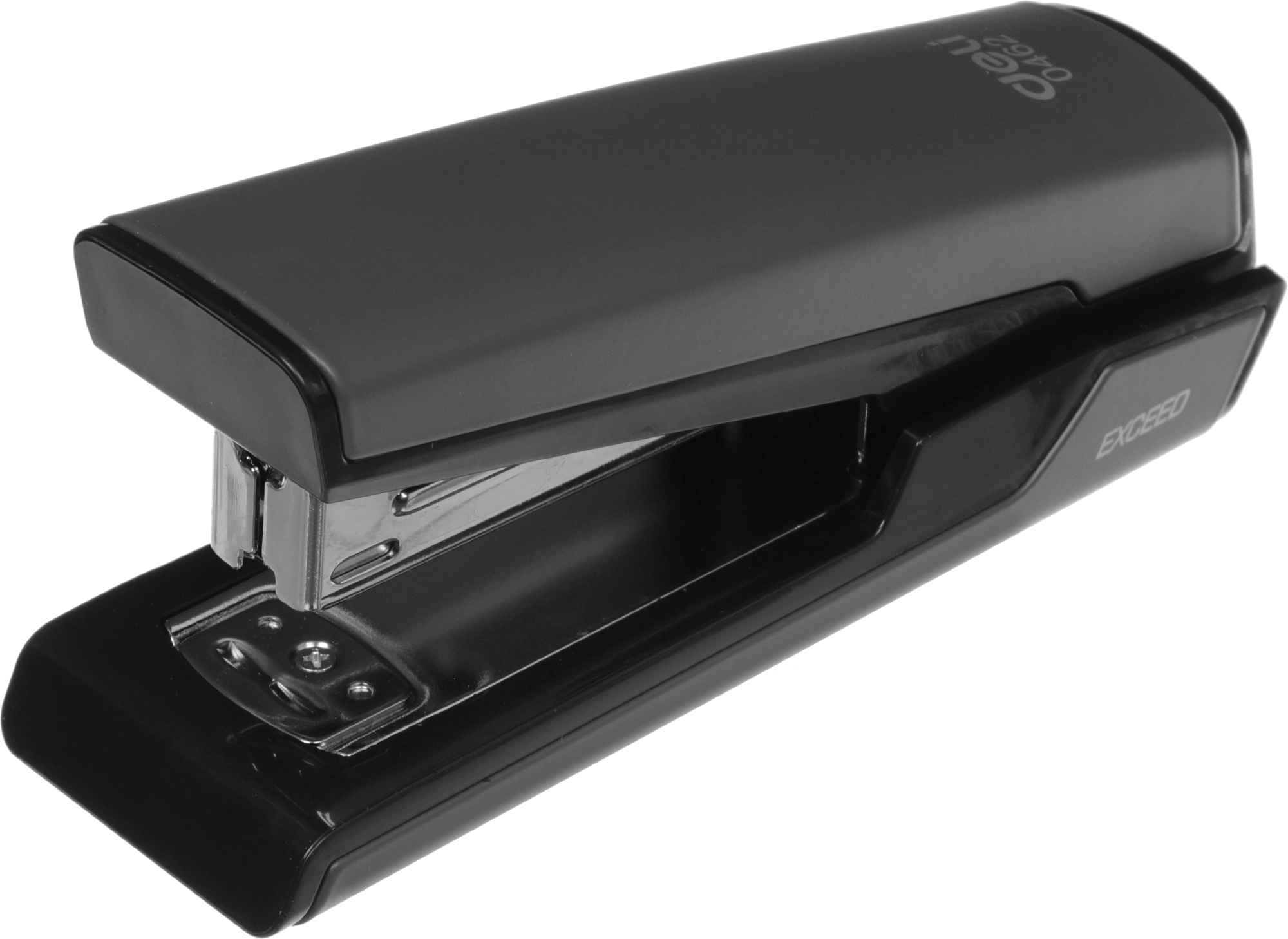 Степлер настольный Deli E0462black Exceed 24/6 26/6 (25листов) черный 100скоб  металл закрытый/открытый коробка