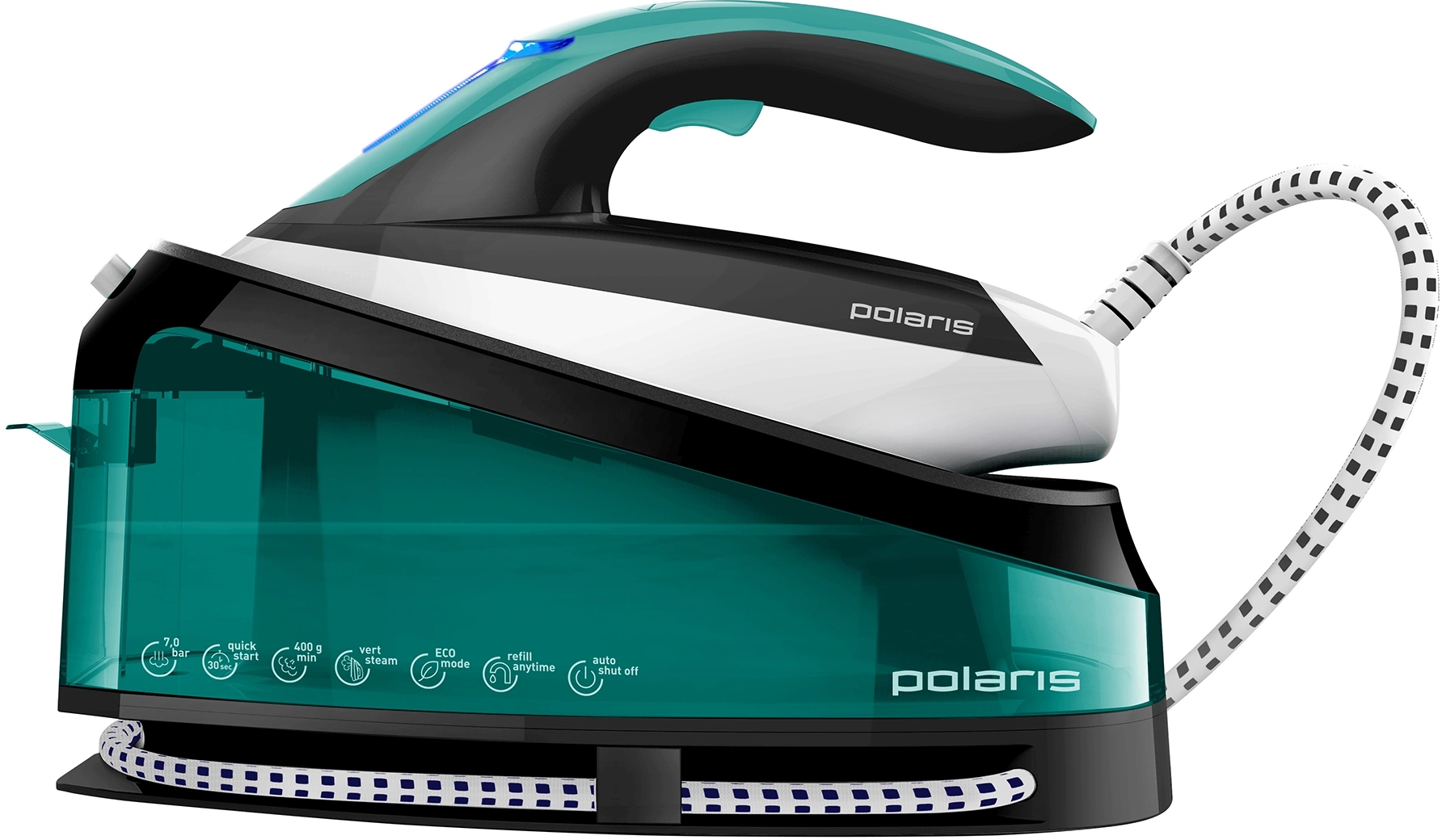 Парогенератор Polaris PSS 7510K 3000Вт зеленый/черный