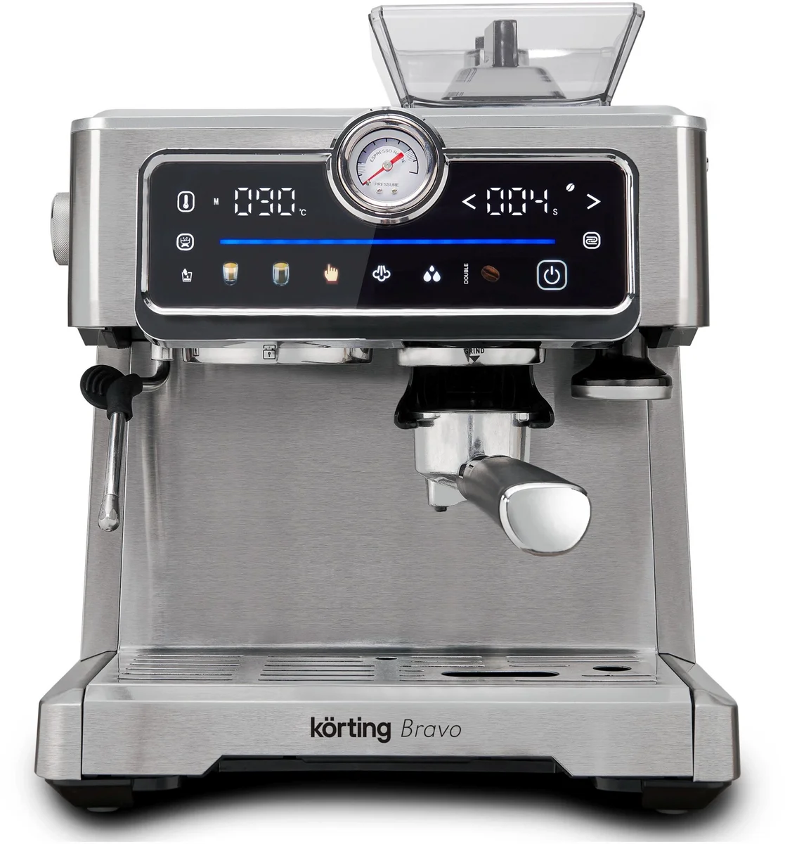 Кофемашина Korting KCM 1013 SA Bravo 1500Вт нержавеющая сталь