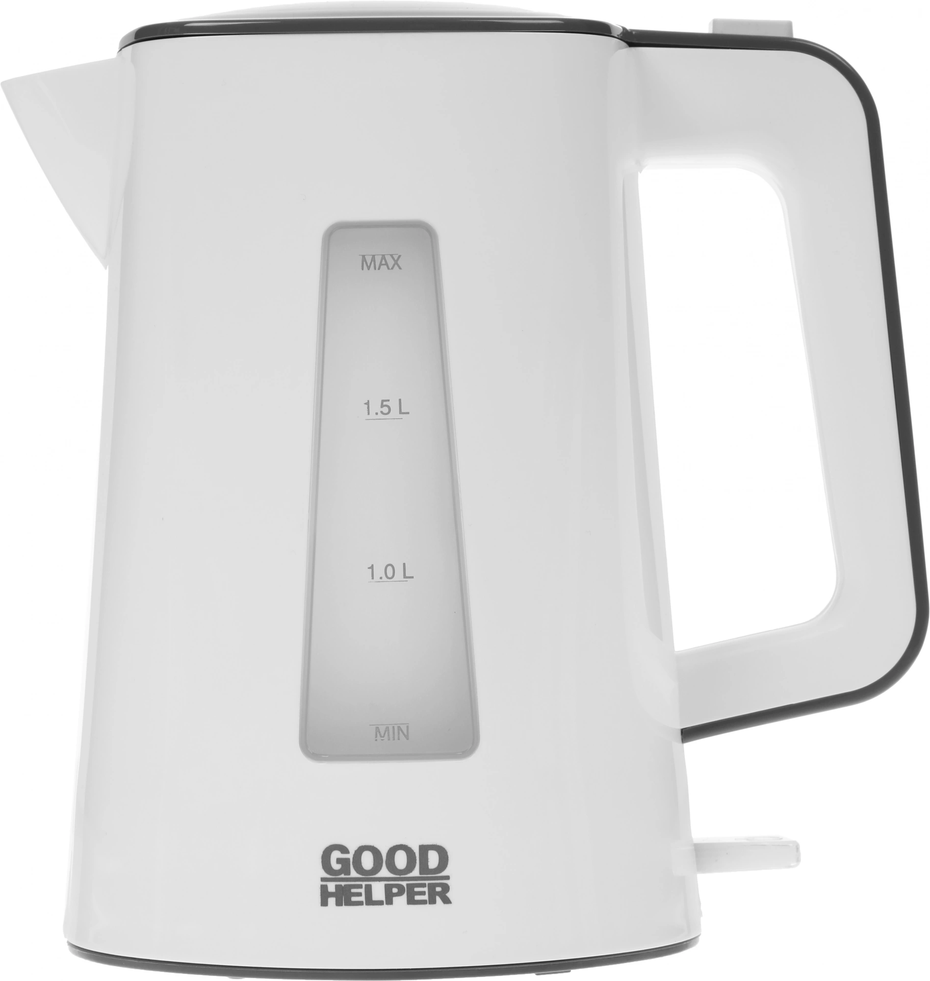 Чайник электрический GoodHelper KP-1720 2л. 2200Вт белый/серый корпус: пластик (GH-KP1720)