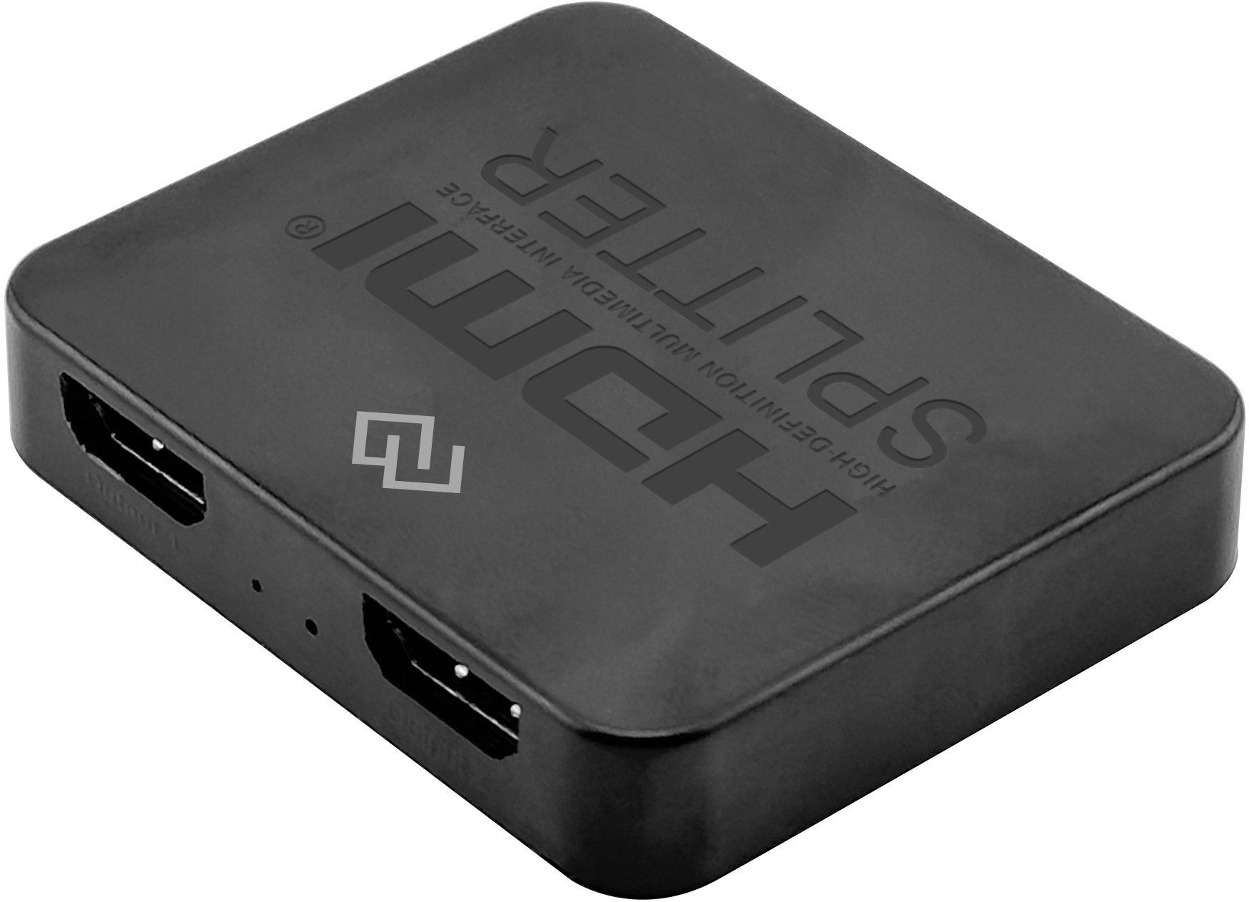 DHSP-V1.4X2PS Сплиттер аудио-видео Digma  HDMI  (f)/2хHDMI  (f) черный