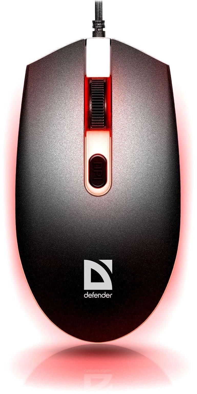 Defender Dot MB-986 [52986] { Проводная оптическая мышь, 7 цветов,4D,1000/1600dpi  }