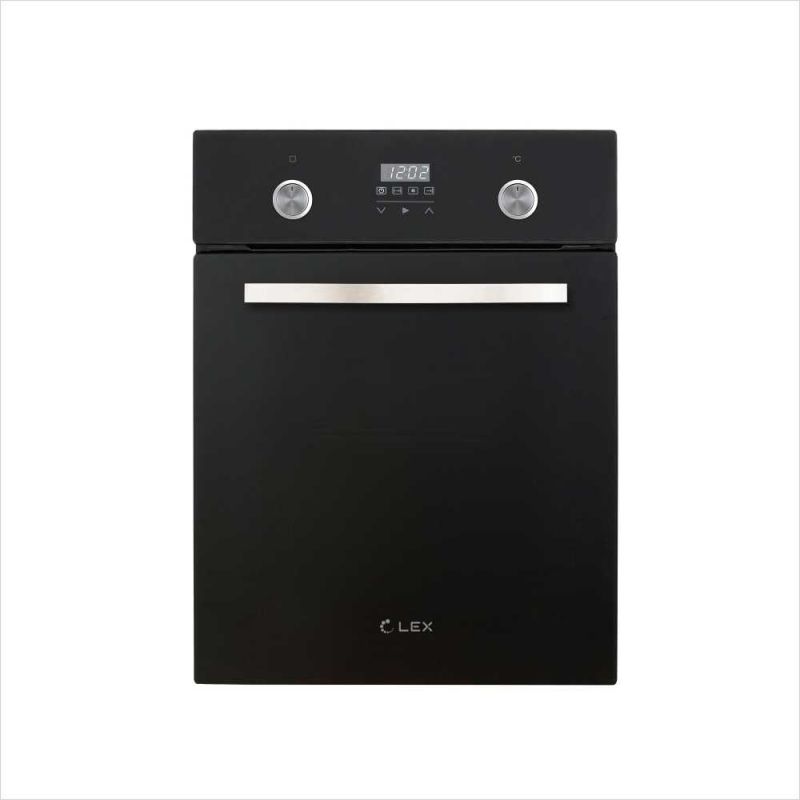 Духовой шкаф LEX EDP 4590 BL Matt Editionобъем 55л, LED таймер, 9 функций, встраиваемый