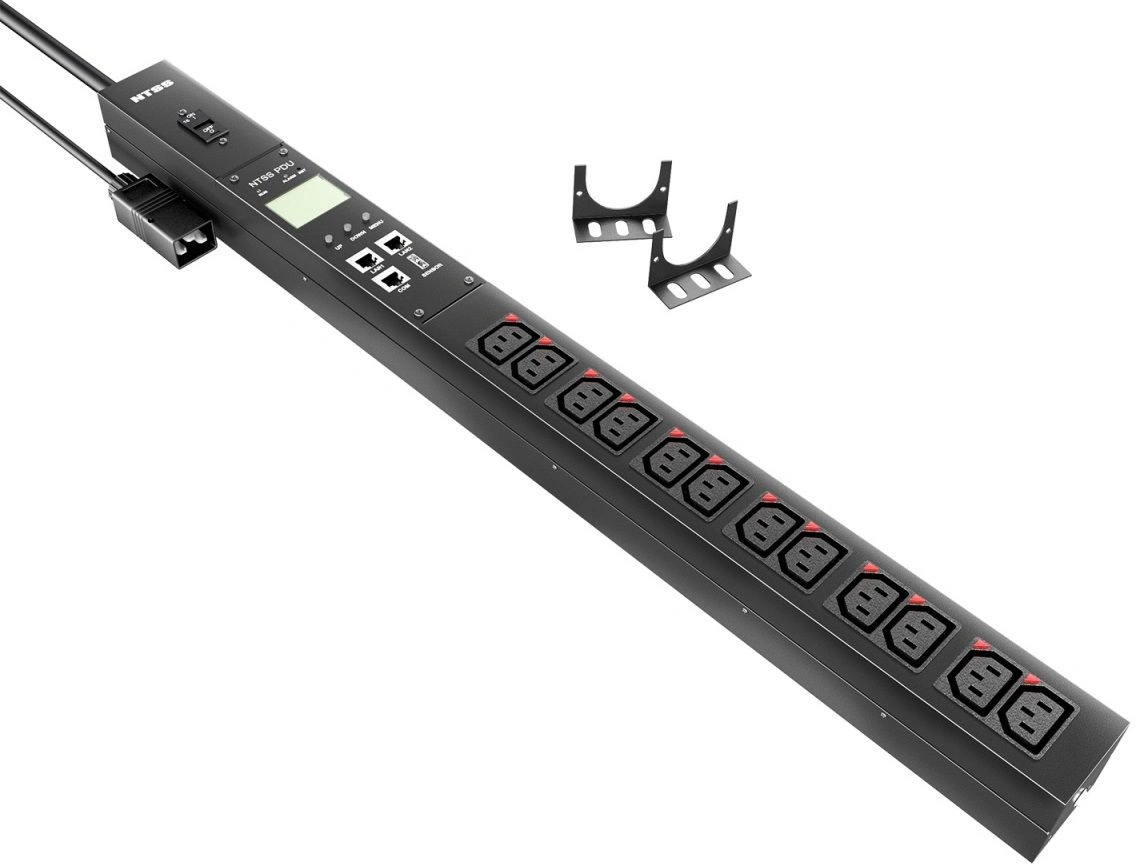 Блок распределения питания NTSS Metered NTSS-PDU-DC2110F 12xC13 с пофазным измерением энергии 32A EN 60320 С20 3м